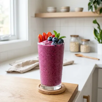 Vibrant Berry Avocado Smash Smoothie — kitchen tested recipe