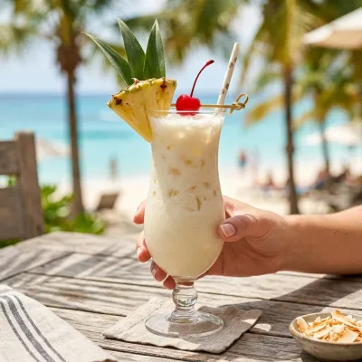 Classic Blended Piña Colada Recipe