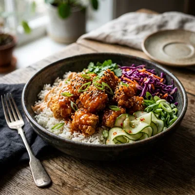 Ultimate Crispy Bang Bang Chicken Bowls — kitchen tested recipe