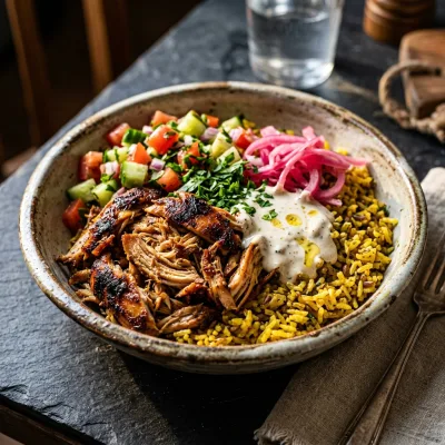 Ultimate Crockpot Chicken Shawarma Bowls — kitchen tested recipe