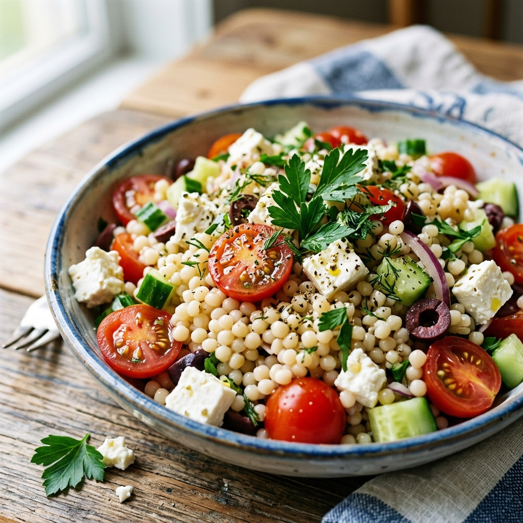 Vibrant Greek Couscous Salad