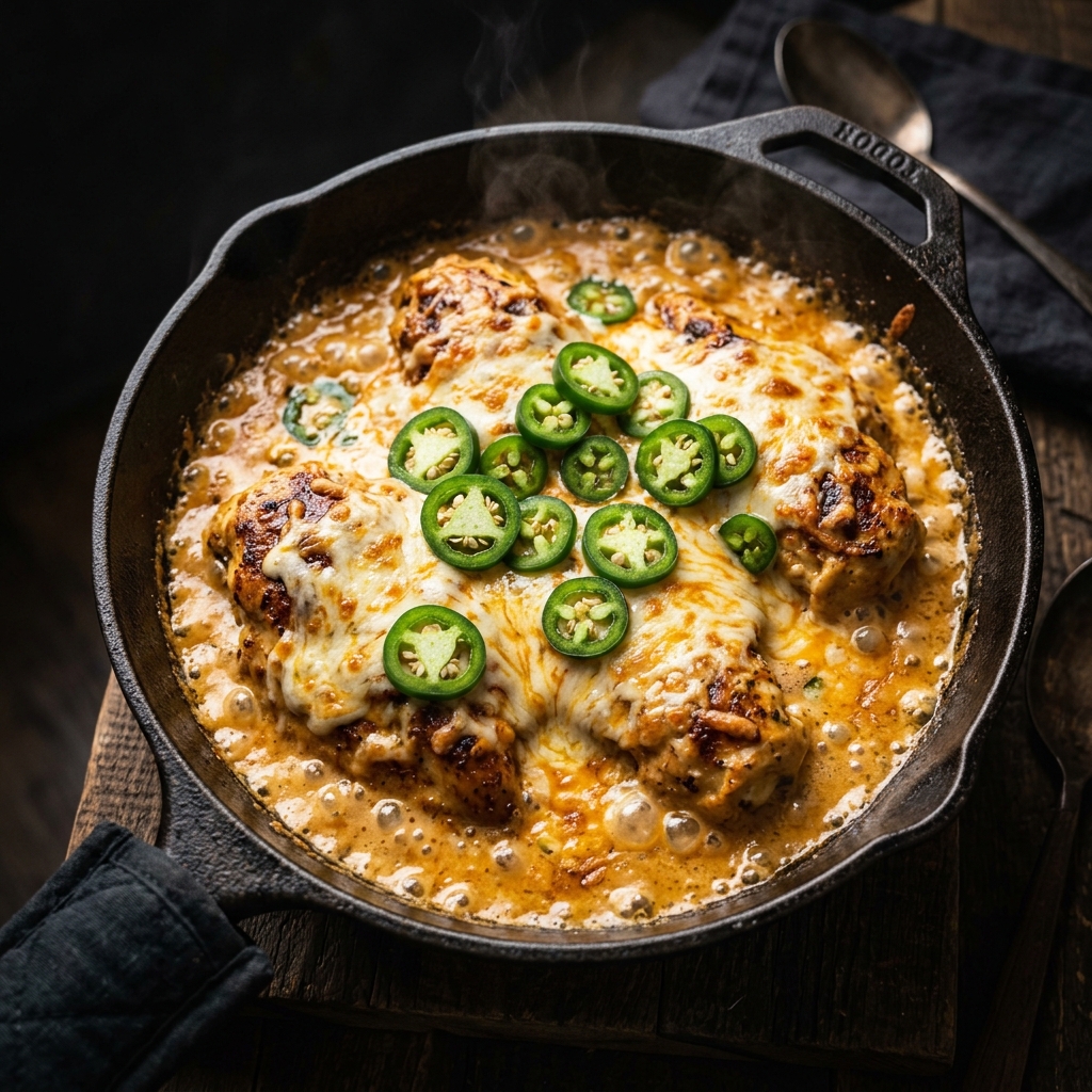 One-Pan Cheesy Jalapeño Chicken — kitchen tested recipe