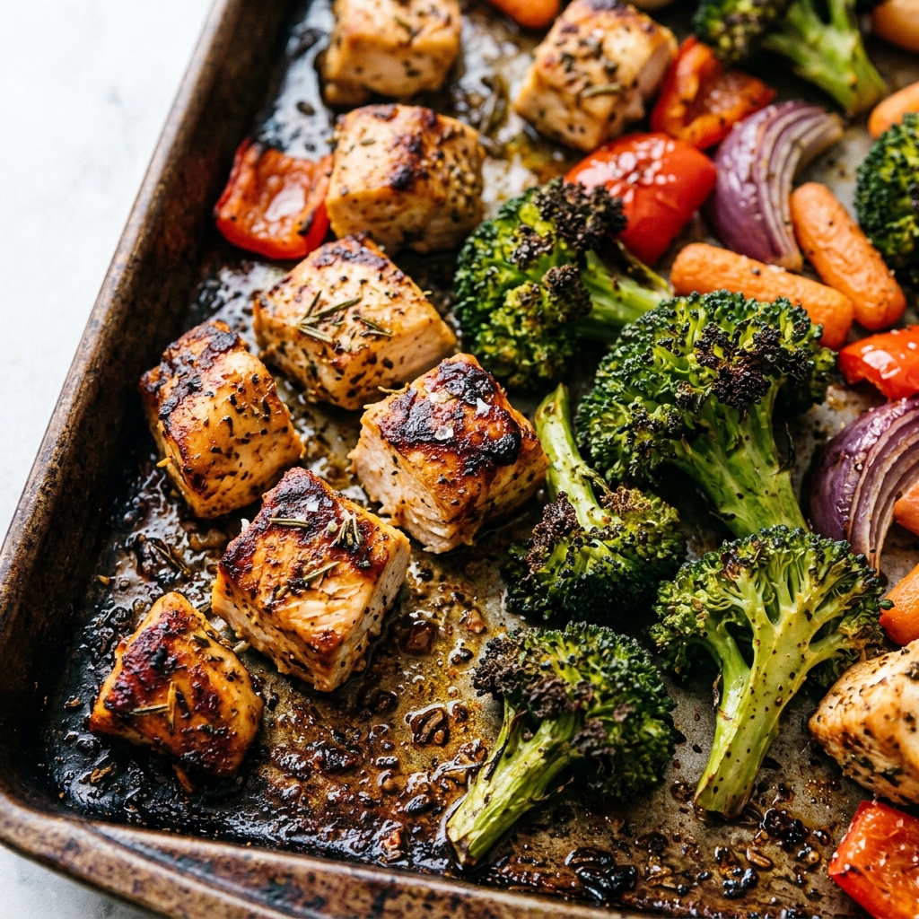 Sheet Pan Roasted Chicken and Veggies