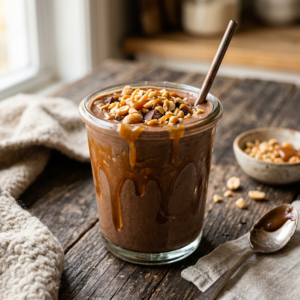 The Snickers Protein Power Shake — kitchen tested recipe
