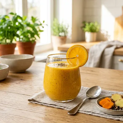 Vibrant Turmeric Ginger Glow Smoothie — kitchen tested recipe